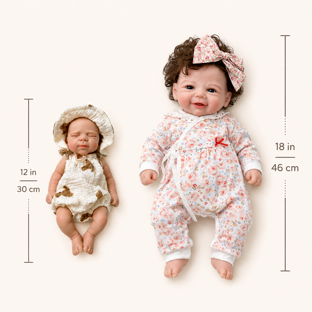 MiraBabe Molly 12" Full Silicone Reborn Baby Doll