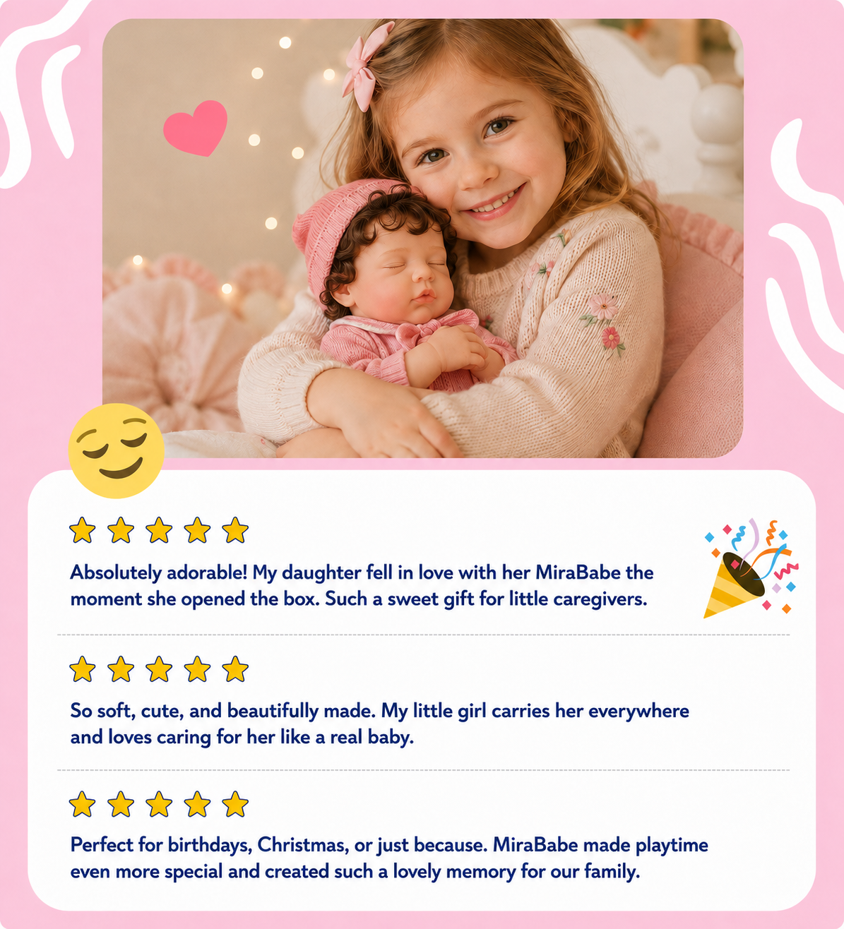 MiraBabe Grace 12" Full Silicone Reborn Baby Doll