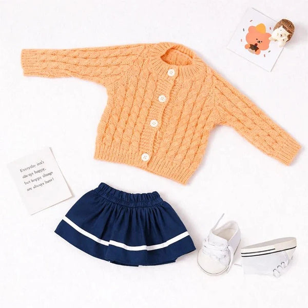 Crochet College Style Doll Clothing