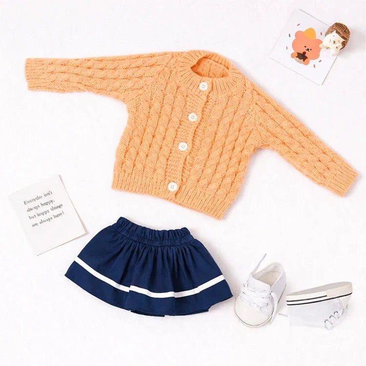 Crochet College Style Doll Clothing