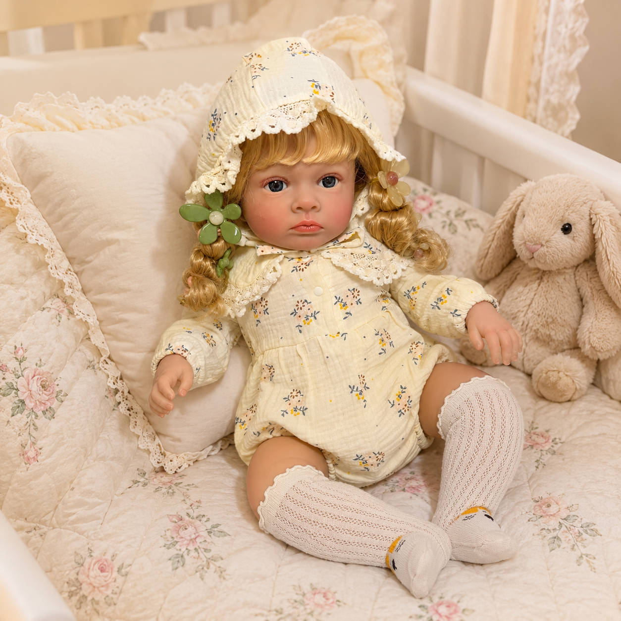 MiraBabe Lottie 20" Lifelike Reborn Baby Doll – Soft Viny Body