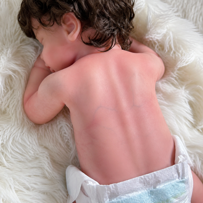 MiraBabe Maisie 18" Sleeping Full Silicone Reborn Baby Doll