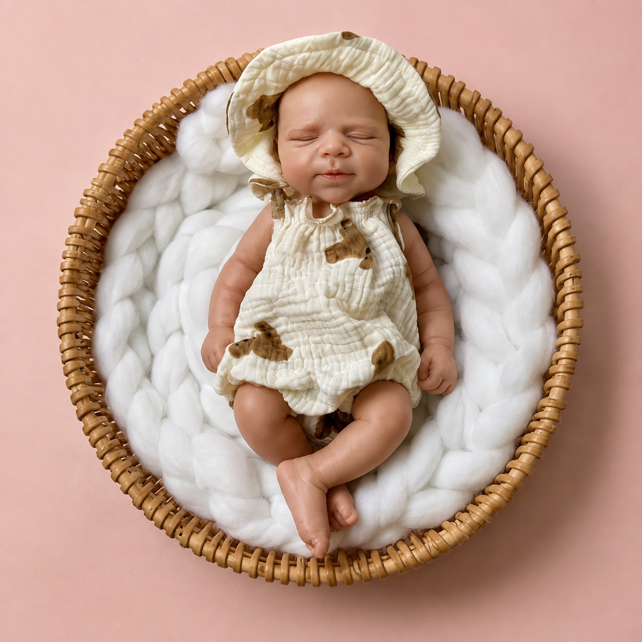 MiraBabe Molly 12" Full Silicone Reborn Baby Doll