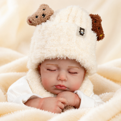 MiraBabe Quinn 20" Sleeping Reborn Baby Doll – Soft Vinyl & Cloth Body