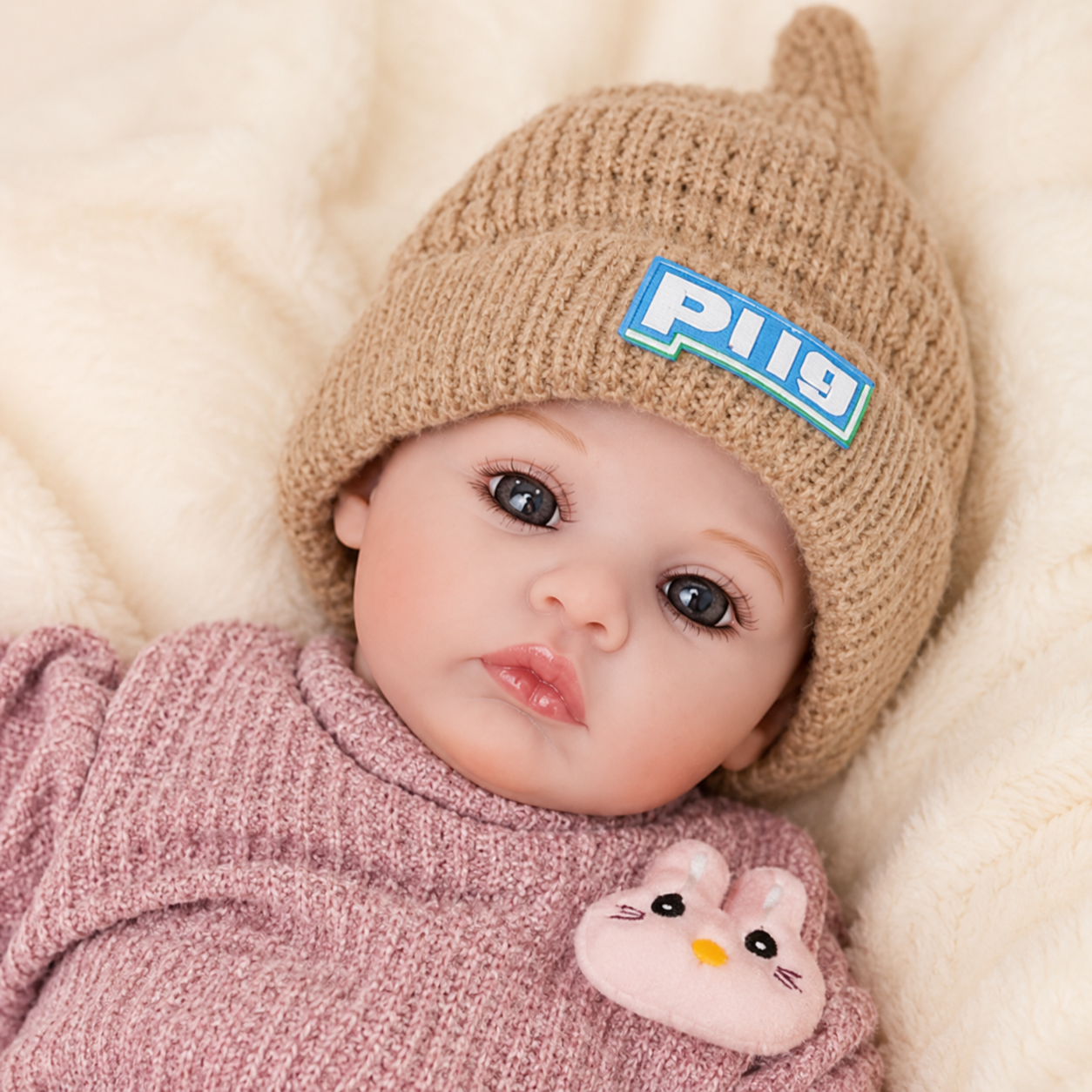 MiraBabe Rowan 20" Sleeping Reborn Baby Doll – Soft Vinyl & Cloth Body
