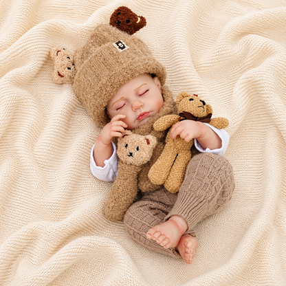 MiraBabe Remy 20" Sleeping Reborn Baby Doll – Soft Vinyl & Cloth Body
