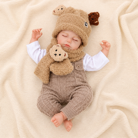 MiraBabe Remy 20" Sleeping Reborn Baby Doll – Soft Vinyl & Cloth Body