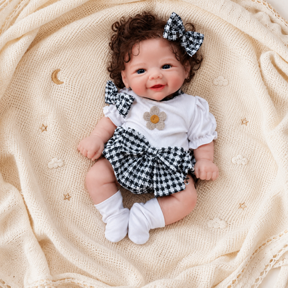 MiraBabe Arden 18" Smiling Full Silicone Reborn Baby Doll