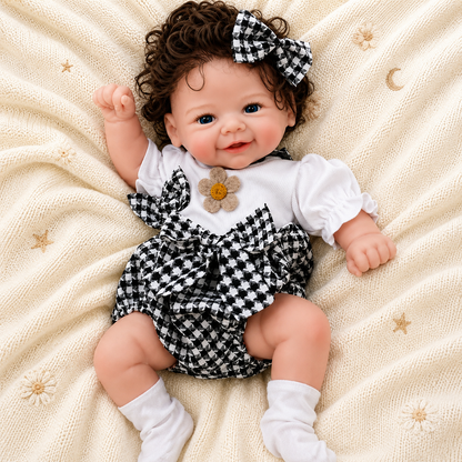 MiraBabe Arden 18" Smiling Full Silicone Reborn Baby Doll