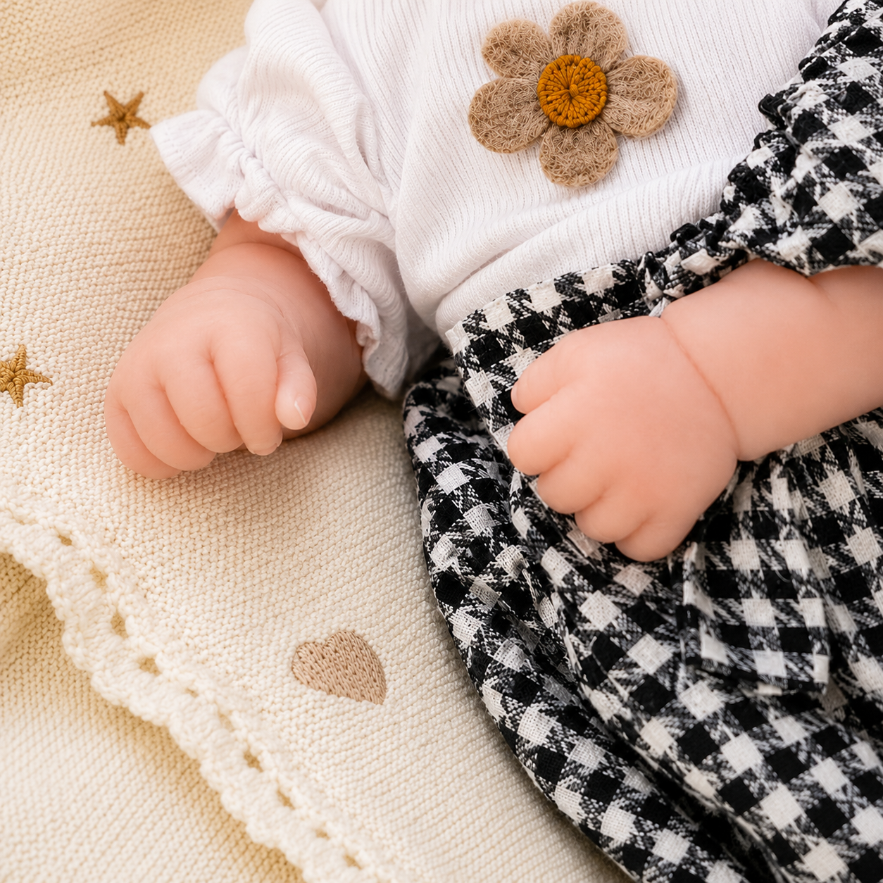 MiraBabe Arden 18" Smiling Full Silicone Reborn Baby Doll
