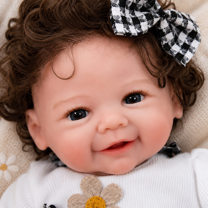 MiraBabe Arden 18" Smiling Full Silicone Reborn Baby Doll
