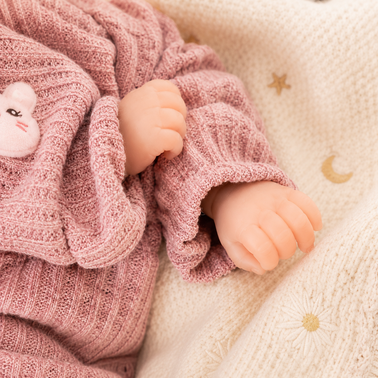 MiraBabe Rowan 20" Sleeping Reborn Baby Doll – Soft Vinyl & Cloth Body