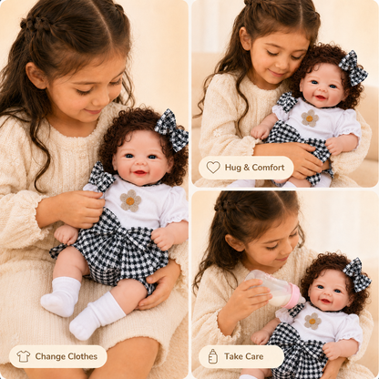 MiraBabe Arden 18" Smiling Full Silicone Reborn Baby Doll