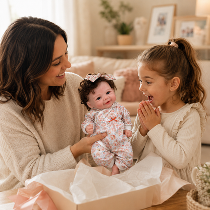 MiraBabe Finley 18" Smiling Full Silicone Reborn Baby Doll