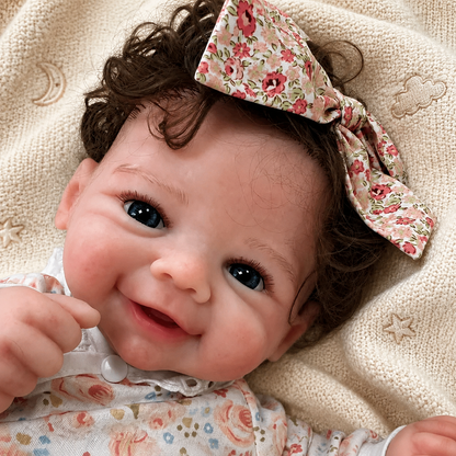 MiraBabe Finley 18" Smiling Full Silicone Reborn Baby Doll