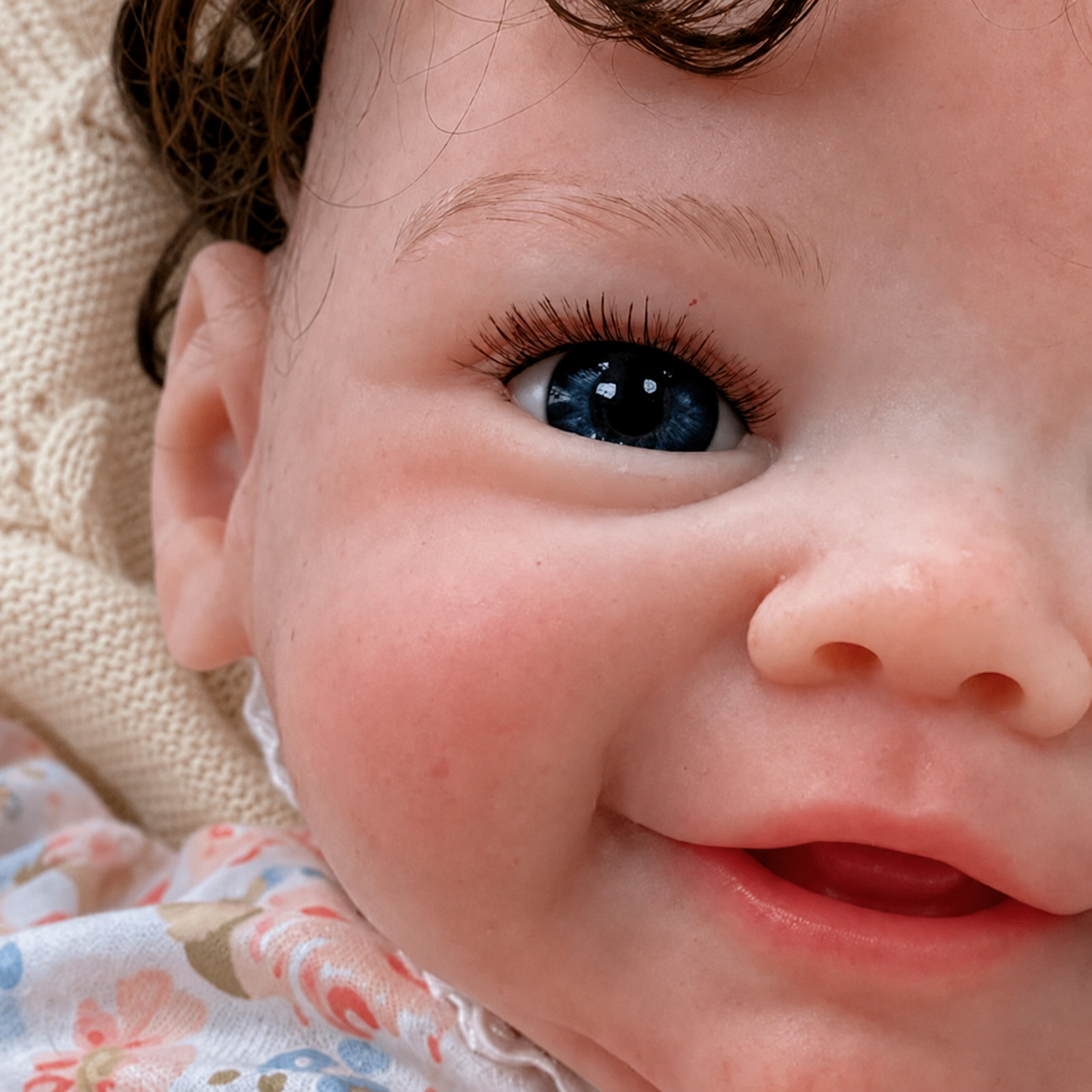 MiraBabe Finley 18" Smiling Full Silicone Reborn Baby Doll