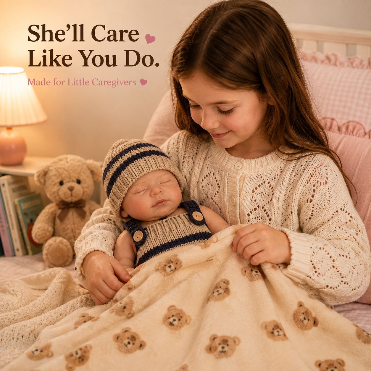 MiraBabe Winnie 18" Full Silicone Reborn Baby Doll