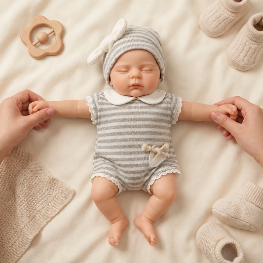 MiraBabe Josie 12" Full Silicone Reborn Baby Doll