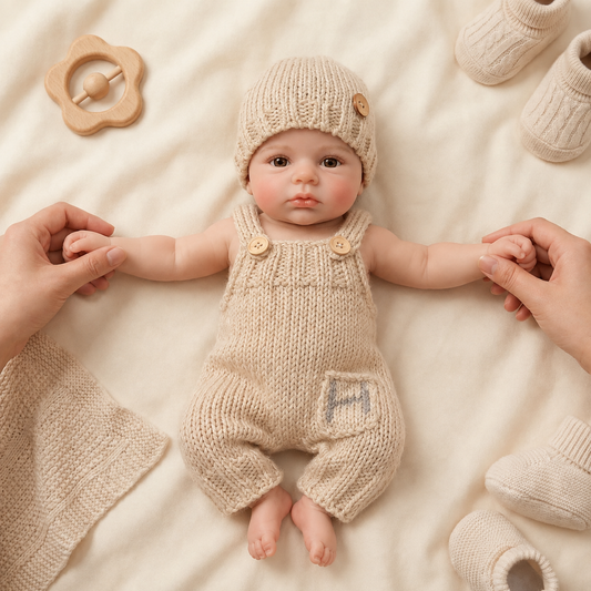 MiraBabe Poppy 18" Lifelike Full Silicone Reborn Baby Doll