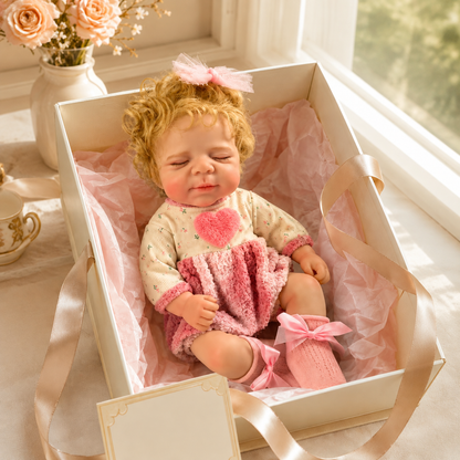 MiraBabe Ivy 18" Smiling Full Silicone Reborn Baby Doll