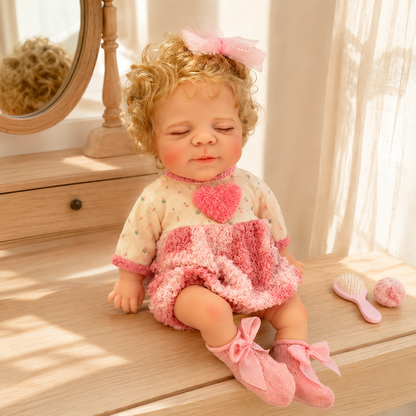 MiraBabe Ivy 18" Smiling Full Silicone Reborn Baby Doll