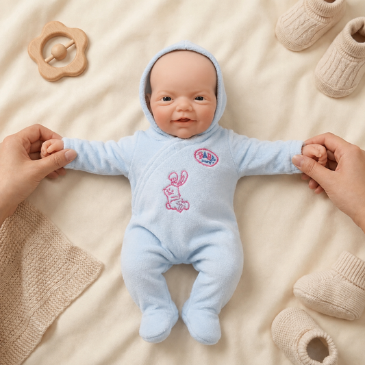 MiraBabe Elodie 8" Full Silicone Reborn Baby Doll