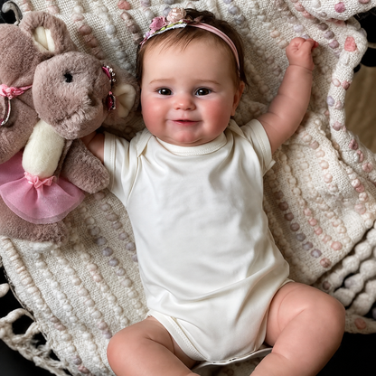 MiraBabe Bettie 20" Reborn Baby Doll – Soft Vinyl & Cloth Body