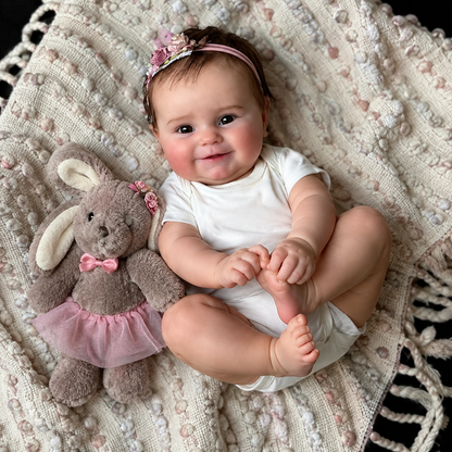 MiraBabe Bettie 20" Reborn Baby Doll – Soft Vinyl & Cloth Body
