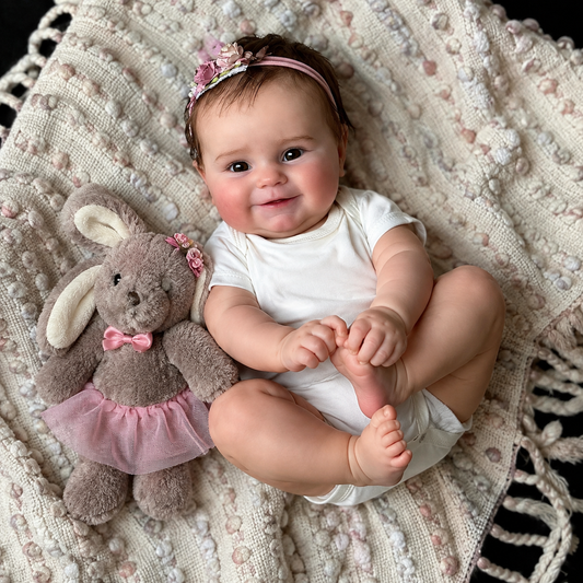 MiraBabe Bettie 20" Reborn Baby Doll – Soft Vinyl & Cloth Body