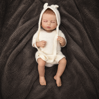 MiraBabe Lila 20" Reborn Baby Doll – Soft Vinyl & Cloth Body