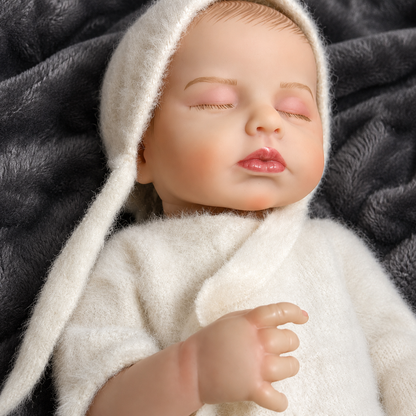 MiraBabe Lila 20" Reborn Baby Doll – Soft Vinyl & Cloth Body