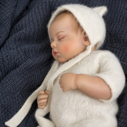 MiraBabe Lila 20" Reborn Baby Doll – Soft Vinyl & Cloth Body