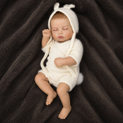 MiraBabe Lila 20" Reborn Baby Doll – Soft Vinyl & Cloth Body
