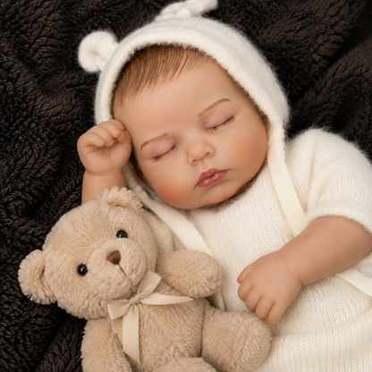 MiraBabe Lila 20" Reborn Baby Doll – Soft Vinyl & Cloth Body