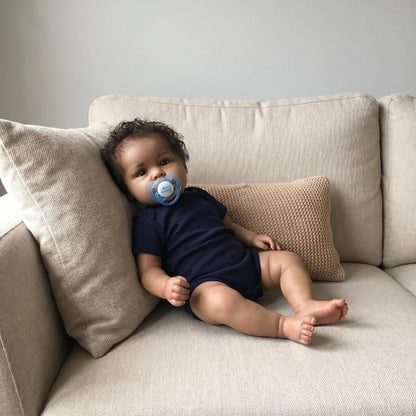 MiraBabe Nia 20" Reborn Baby Doll – Soft Vinyl & Cloth Body
