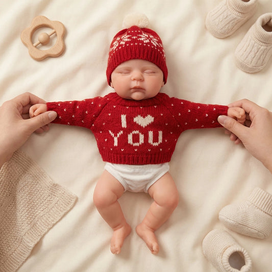 MiraBabe Hallie 12" Full Silicone Reborn Baby Doll