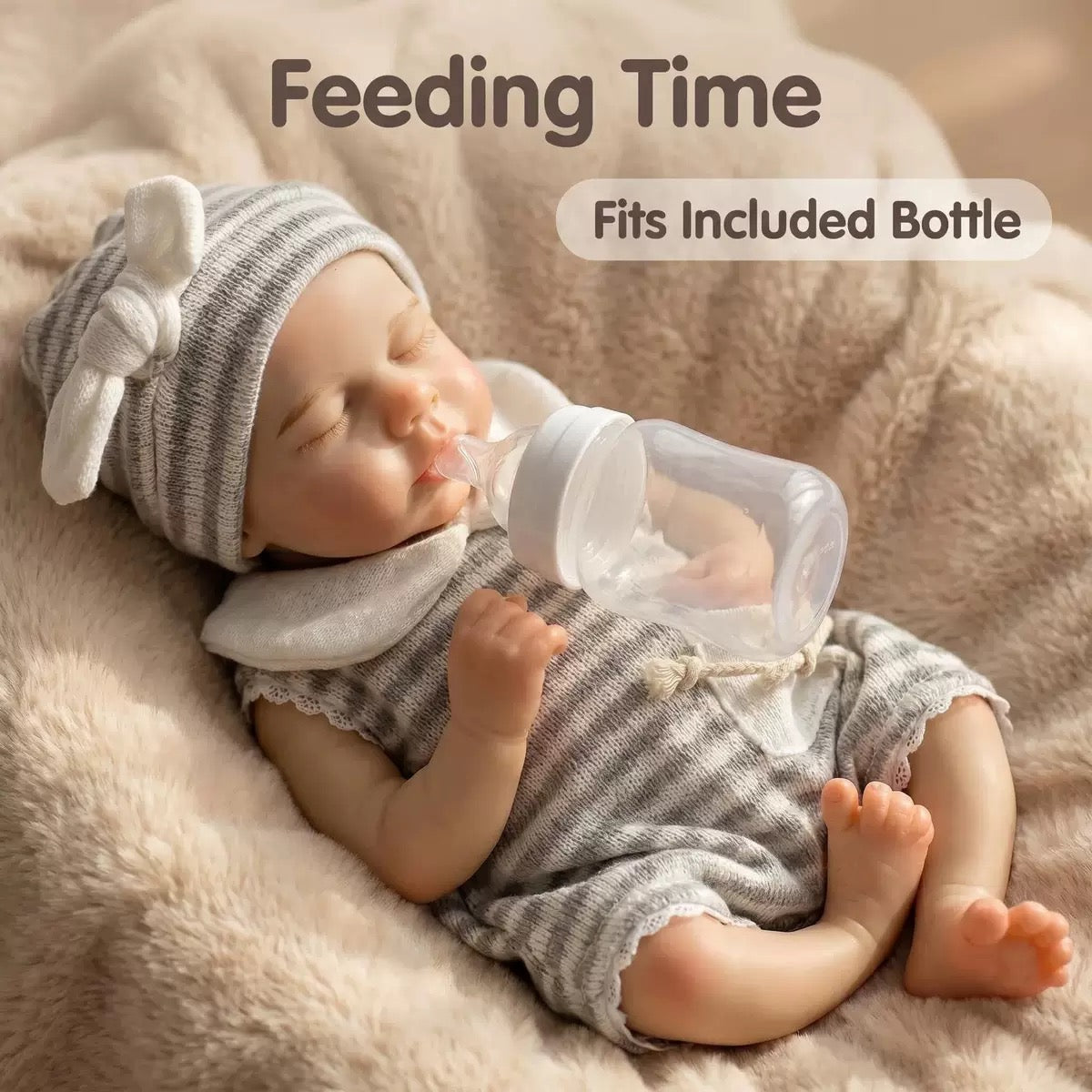 MiraBabe Josie 12" Full Silicone Reborn Baby Doll