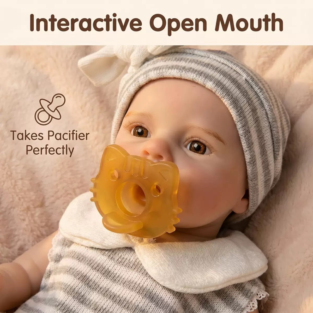 MiraBabe Bonnie 12" Full Silicone Reborn Baby Doll