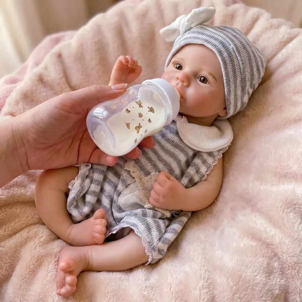 MiraBabe Bonnie 12" Full Silicone Reborn Baby Doll
