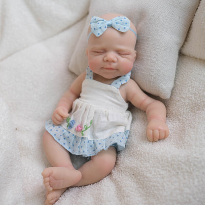 MiraBabe Lucy 12" Sleeping Full Silicone Reborn Baby Doll
