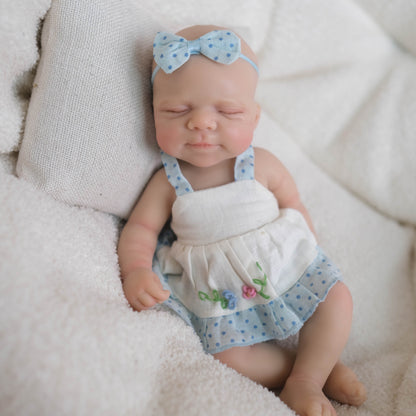 MiraBabe Lucy 12" Sleeping Full Silicone Reborn Baby Doll