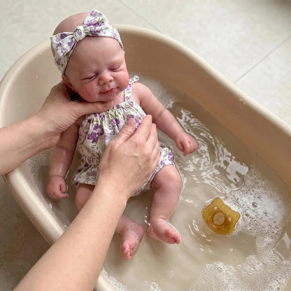 MiraBabe Theo 12" Sleeping Full Silicone Reborn Baby Doll