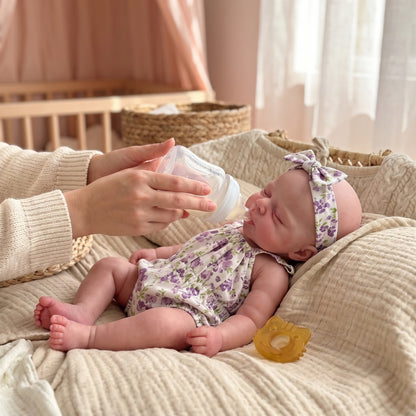 MiraBabe Theo 12" Sleeping Full Silicone Reborn Baby Doll