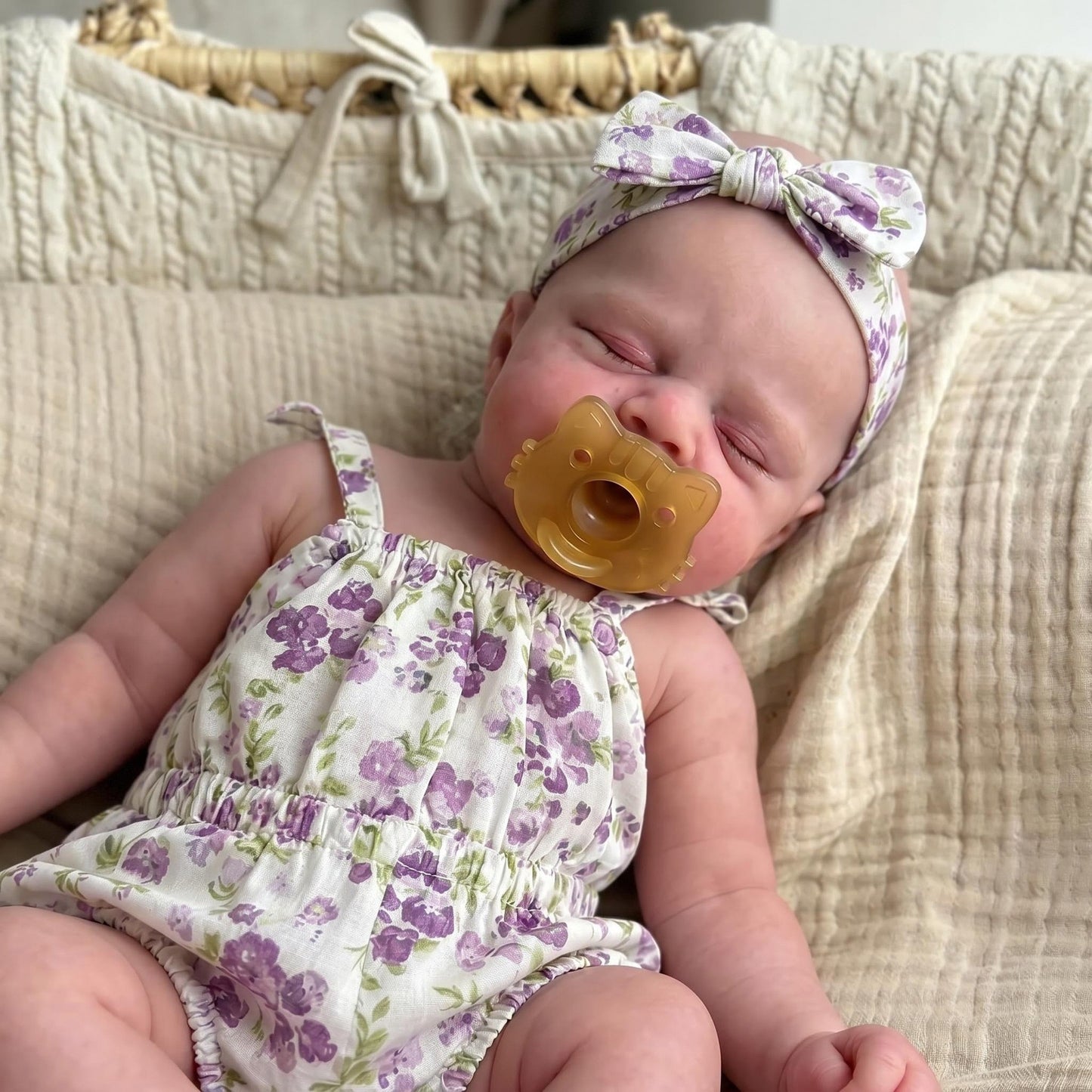 MiraBabe Theo 12" Sleeping Full Silicone Reborn Baby Doll
