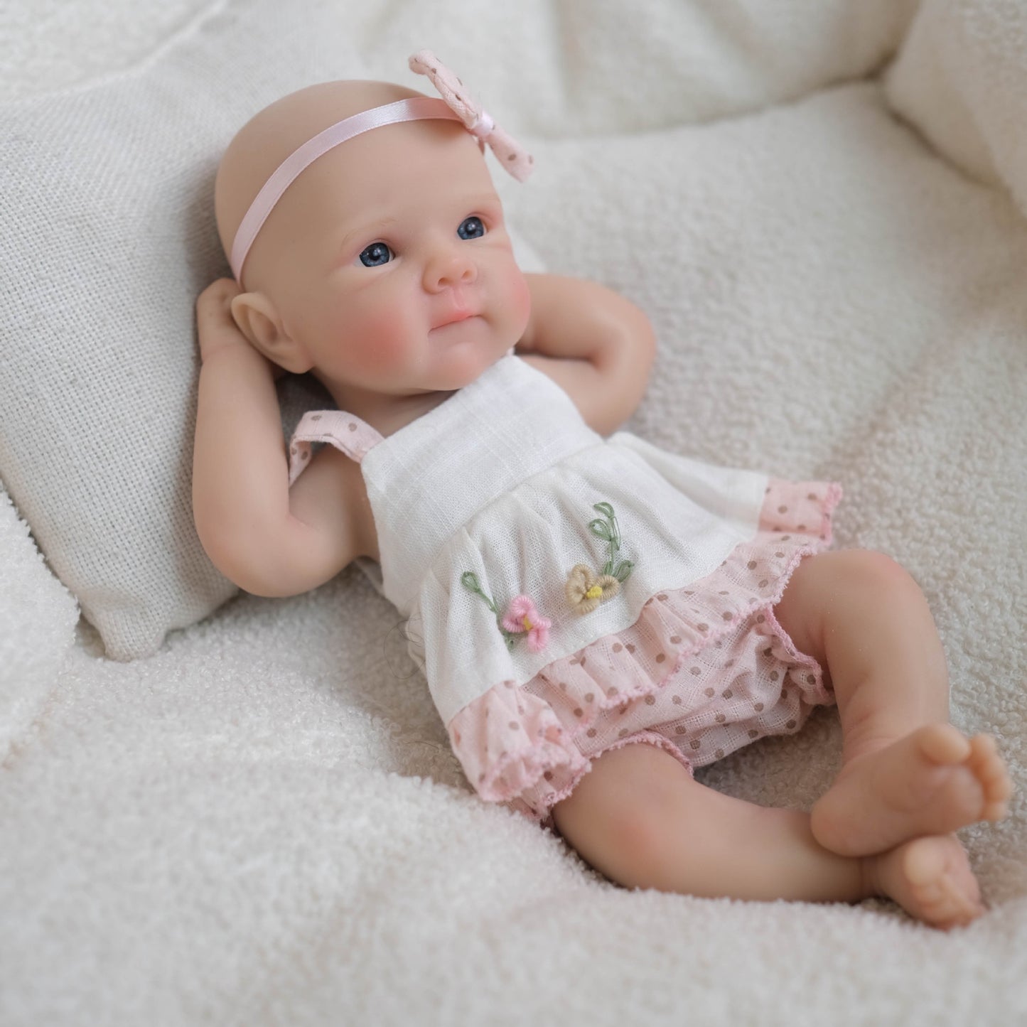MiraBabe Kathy 12" Full Silicone Reborn Baby Doll