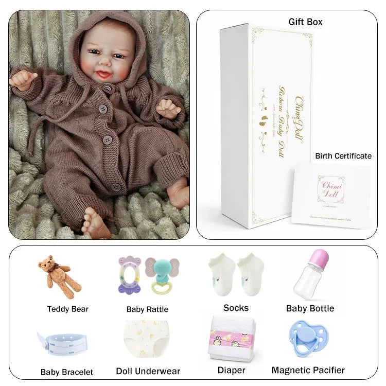 Charlie 18" Lifelike Reborn Baby Doll