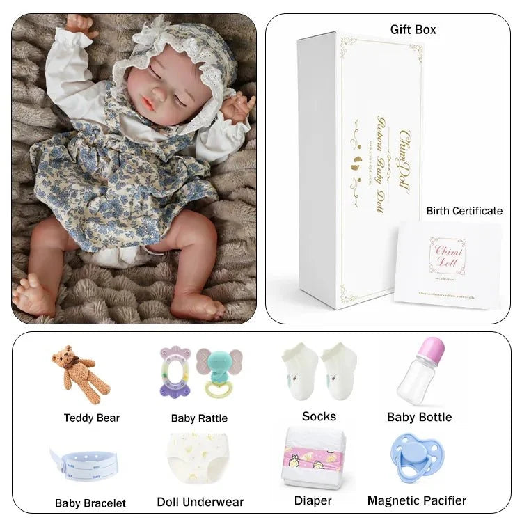 Evelyn 18" Lifelike Reborn Baby Doll