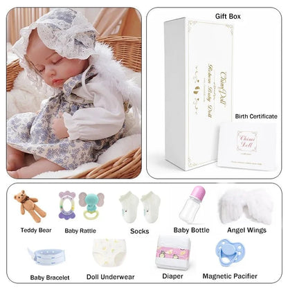 MitaBabe Little Angel 20" Lifelike Reborn Baby Doll
