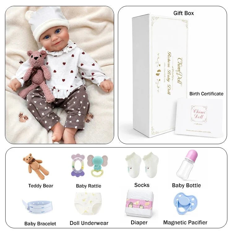 Nellie 20" Lifelike Reborn Baby Doll