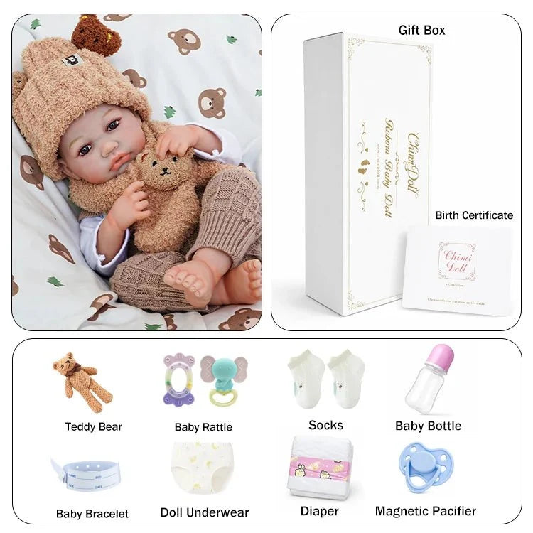Oliver 20" Lifelike Reborn Baby Doll